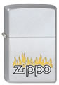 Zppo Feuerzeug mit Zippo Emblem Flamme