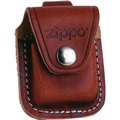 Zippo Feuerzeug Leder Gürtel Tasche mit Klipp oder Lederriemen Schwarz oder Braun